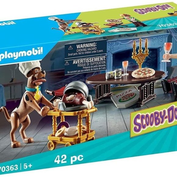 BRAND NEW/NEVER REMOVED FROM BOX/Scooby Doo Playmobil Dinner With Shaggy - Picture 1 of 5